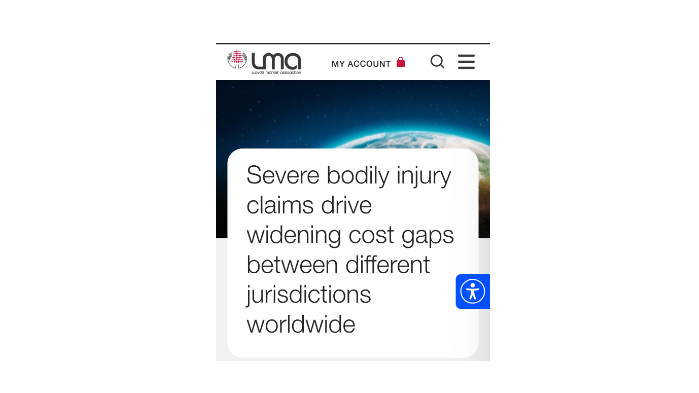 Global: Severe bodily injury claims drive widening cost gaps between different jurisdictions